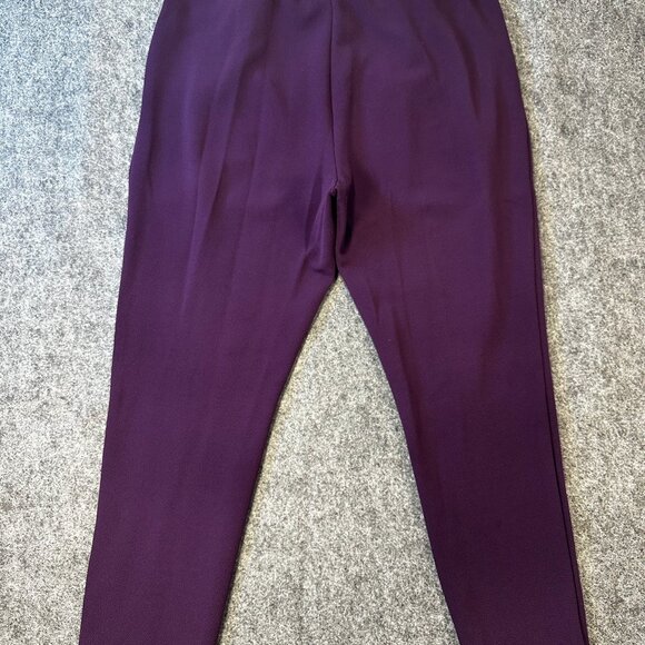 SHEIN Purple Work Career Business Pants WMNS 1X Elegant Professional Corporate - Picture 2 of 11